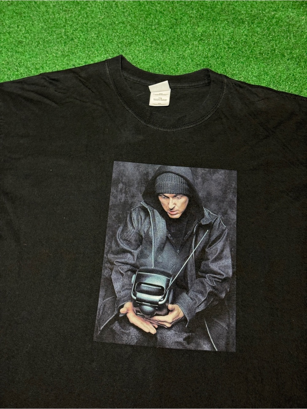 Vintage 90s Y2K Eminem Weird Al Yankovic T-shirt, Couch Potato Parody Tour XXL